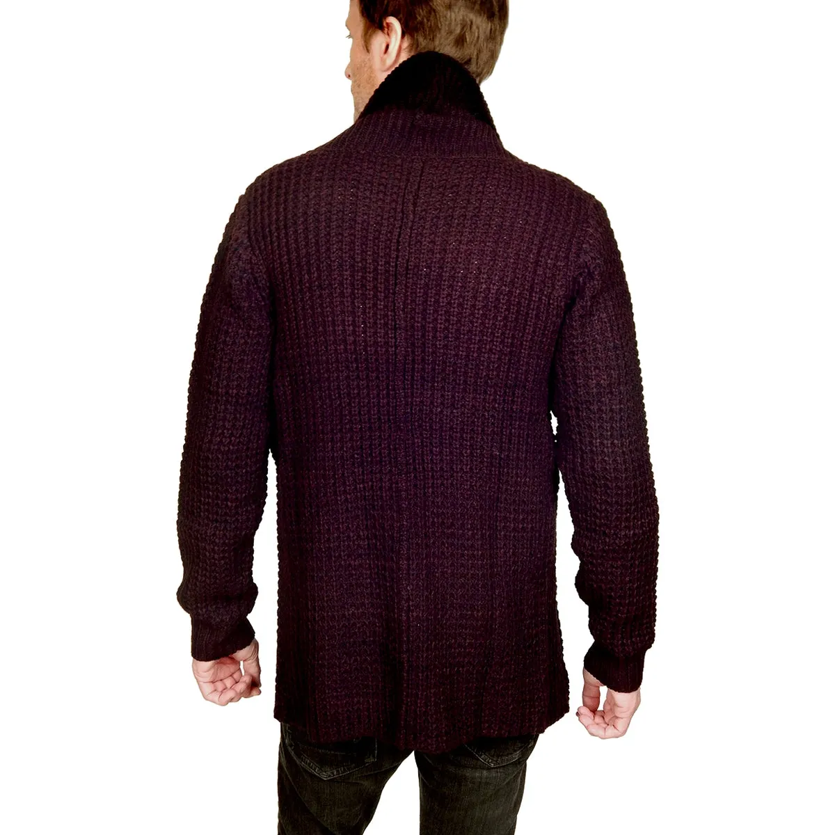 RELIGION - "RANT" Knit Cardigan in Claret