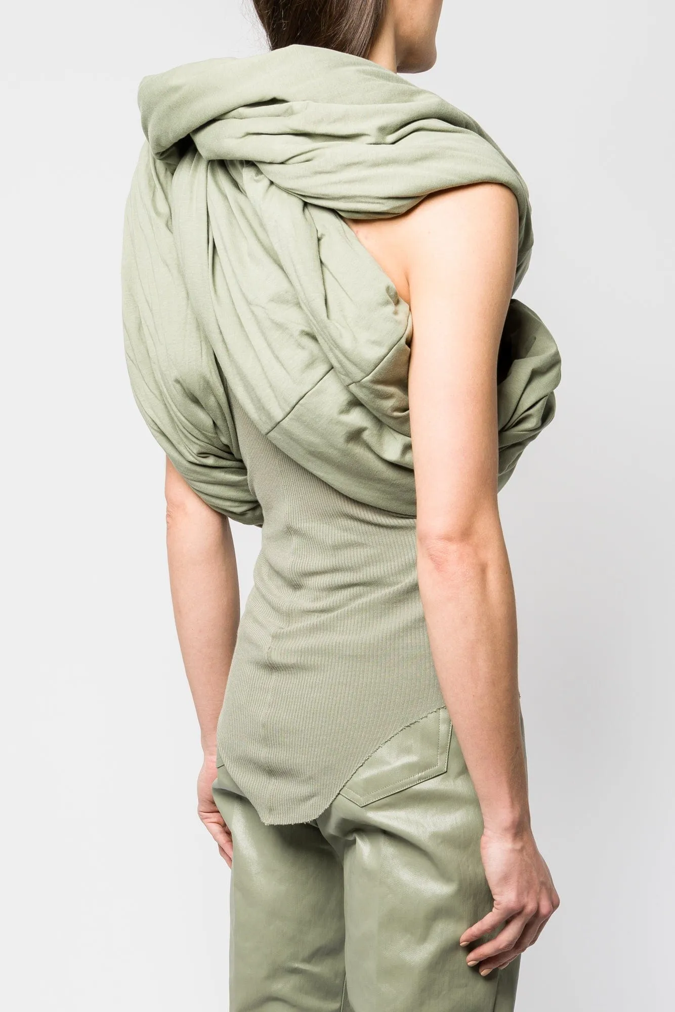 Rick Owens Triple Donut Stola in Celadon SS25