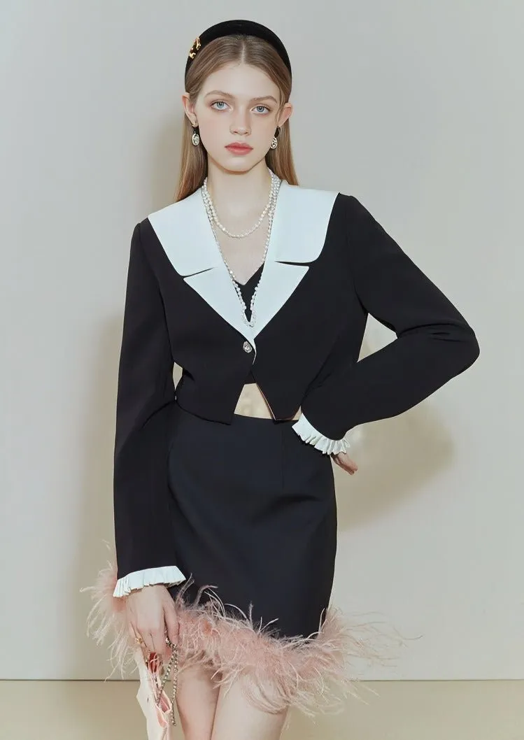 SHORT BLAZER SUSPENDER DUO SET