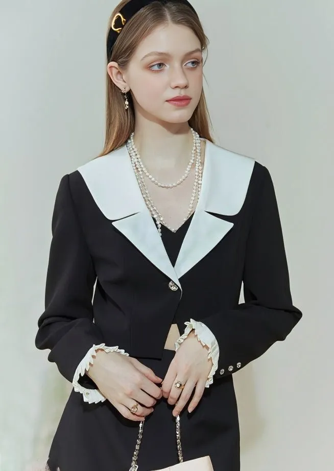 SHORT BLAZER SUSPENDER DUO SET