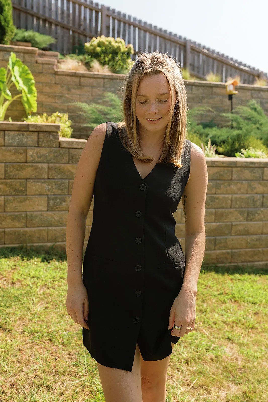 Steve Madden- Black Cressida Dress