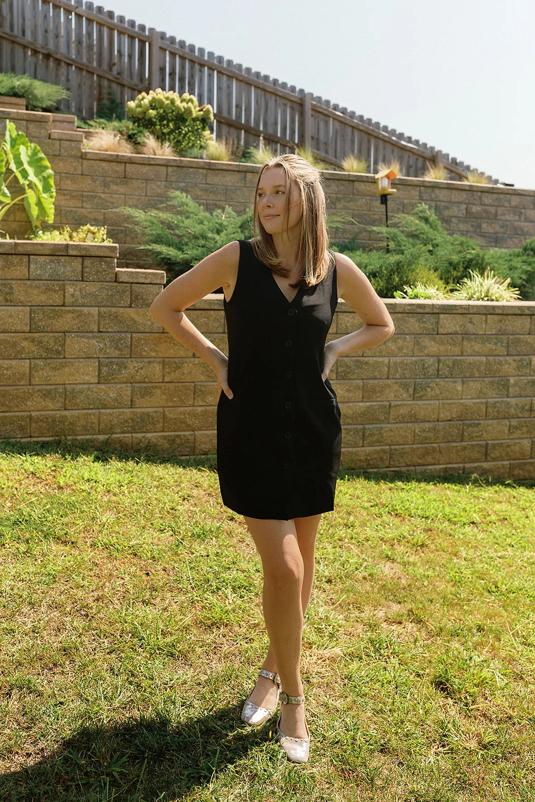 Steve Madden- Black Cressida Dress