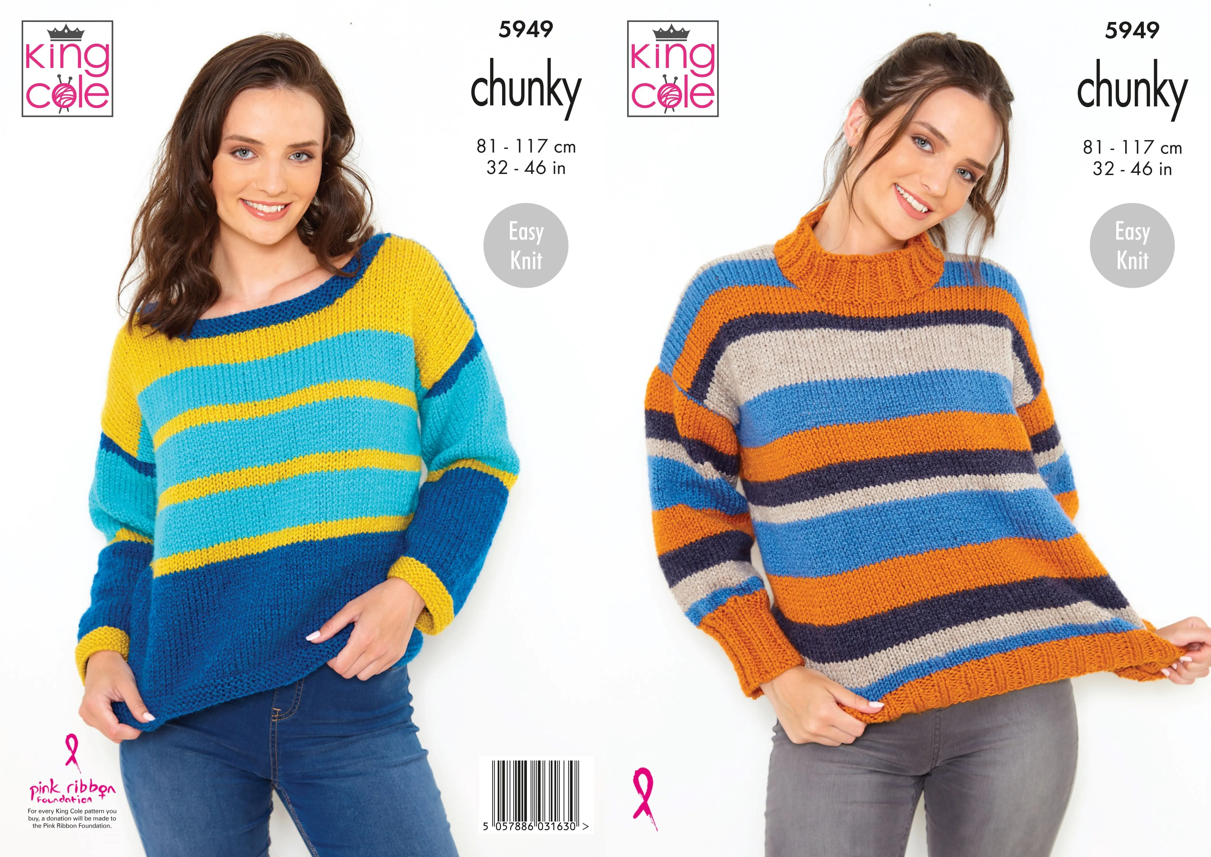 Sweaters Knitted in Big Value Chunky 5949