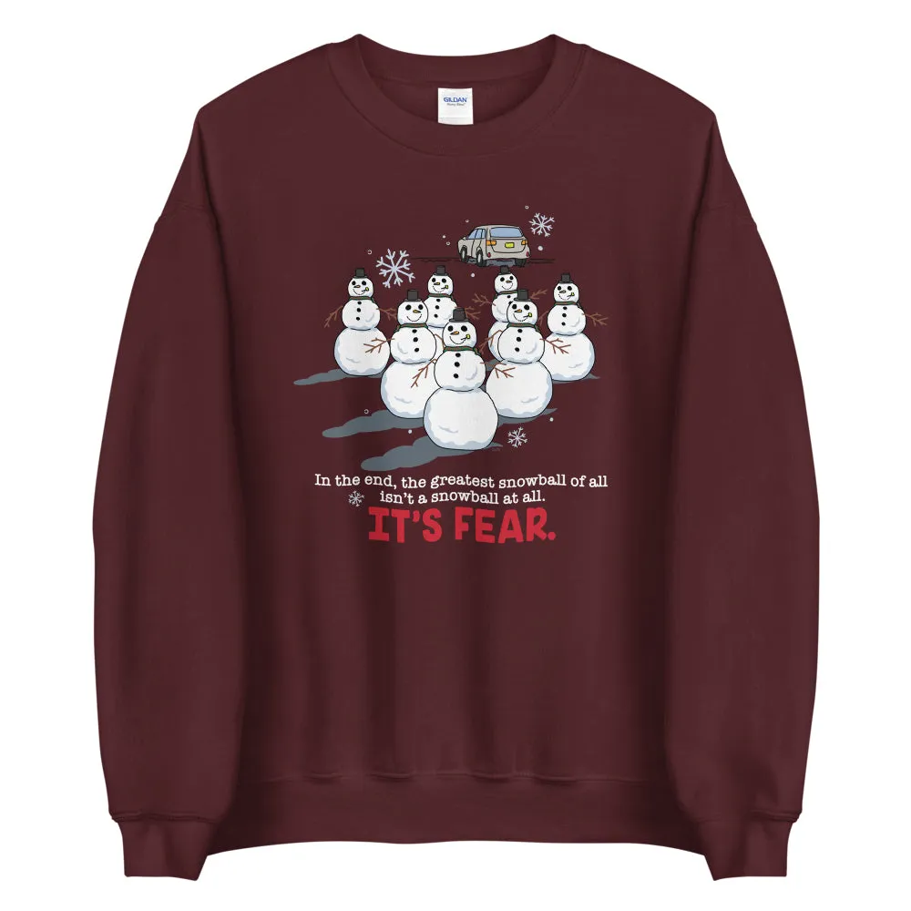 The Office Greatest Snowball Fleece Crewneck Sweatshirt