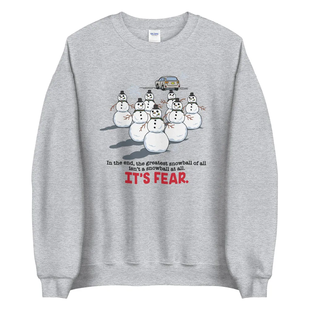 The Office Greatest Snowball Fleece Crewneck Sweatshirt