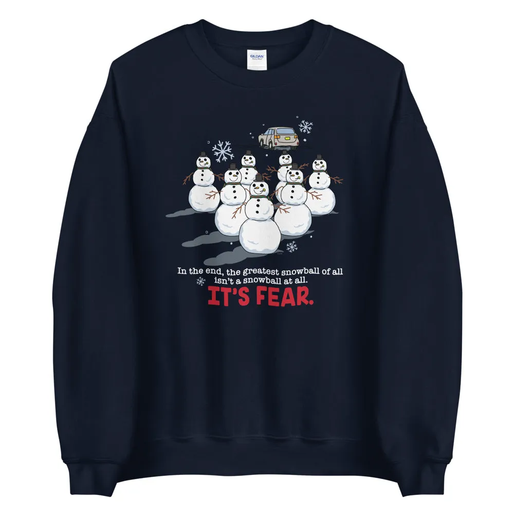 The Office Greatest Snowball Fleece Crewneck Sweatshirt