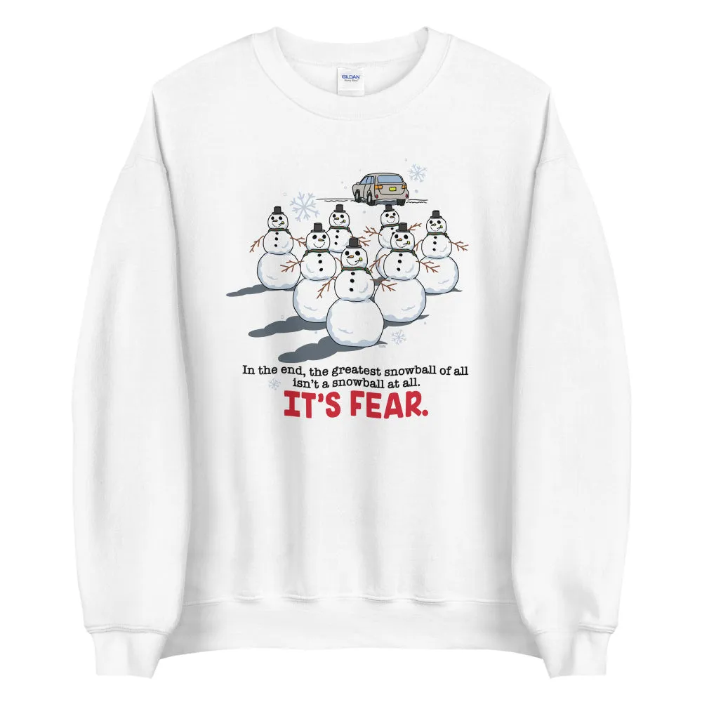 The Office Greatest Snowball Fleece Crewneck Sweatshirt