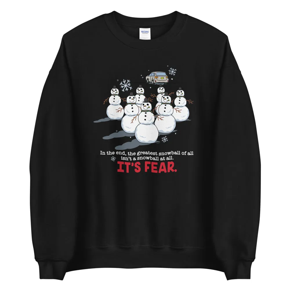 The Office Greatest Snowball Fleece Crewneck Sweatshirt