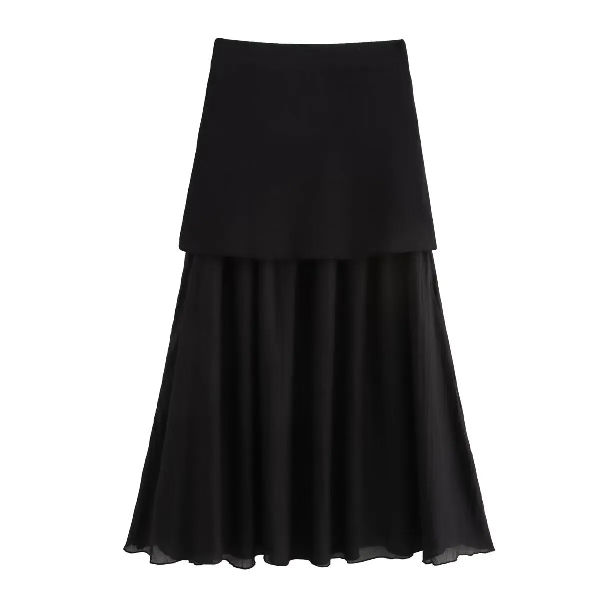 V-neck Button Knitted Vest & Pleated Skirt Set