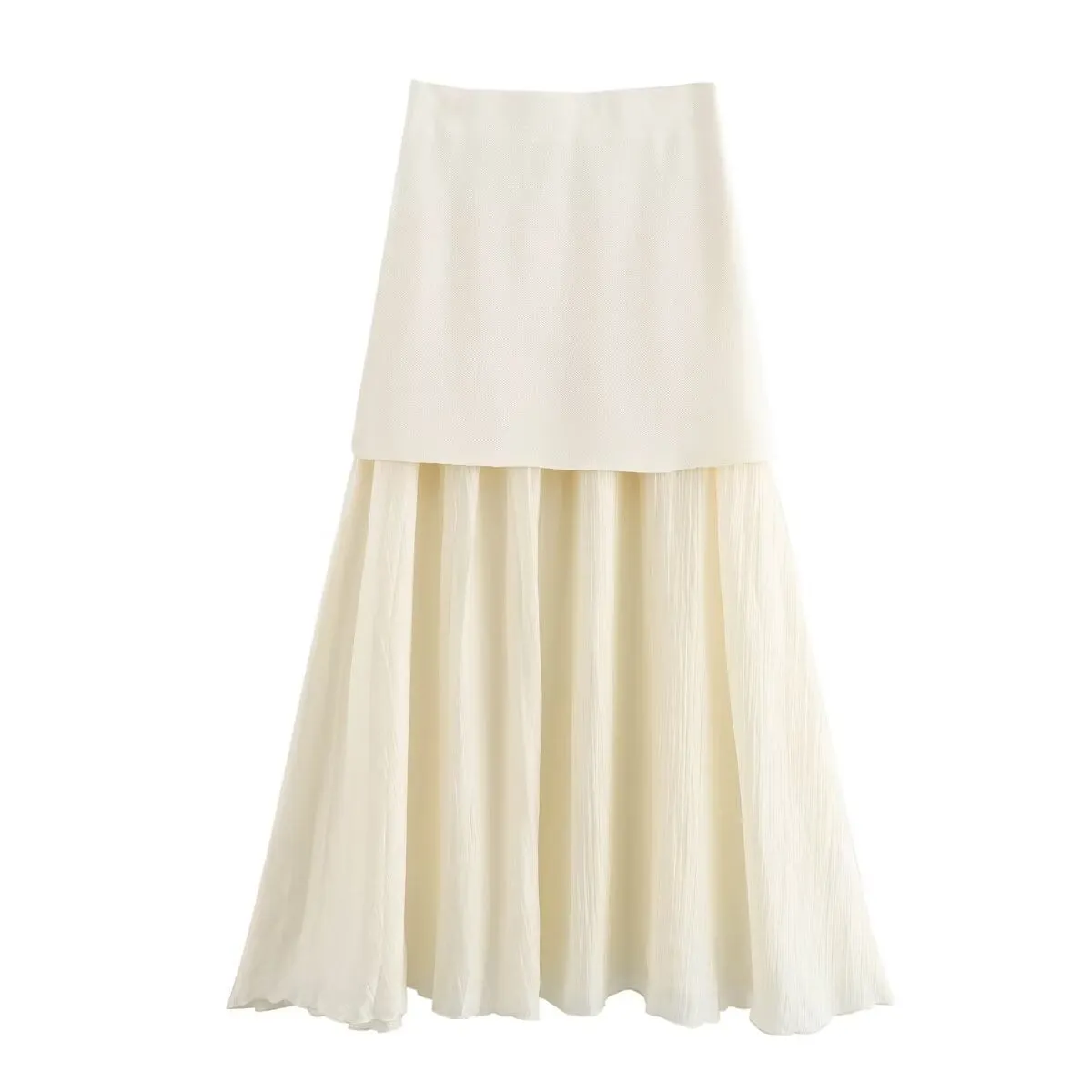 V-neck Button Knitted Vest & Pleated Skirt Set