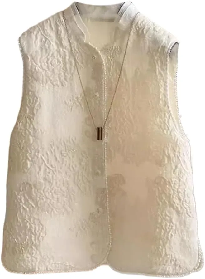 Vest, Chinese Style Jacket, European, Spring And Autumn Women Summer Camisole Casual Vest