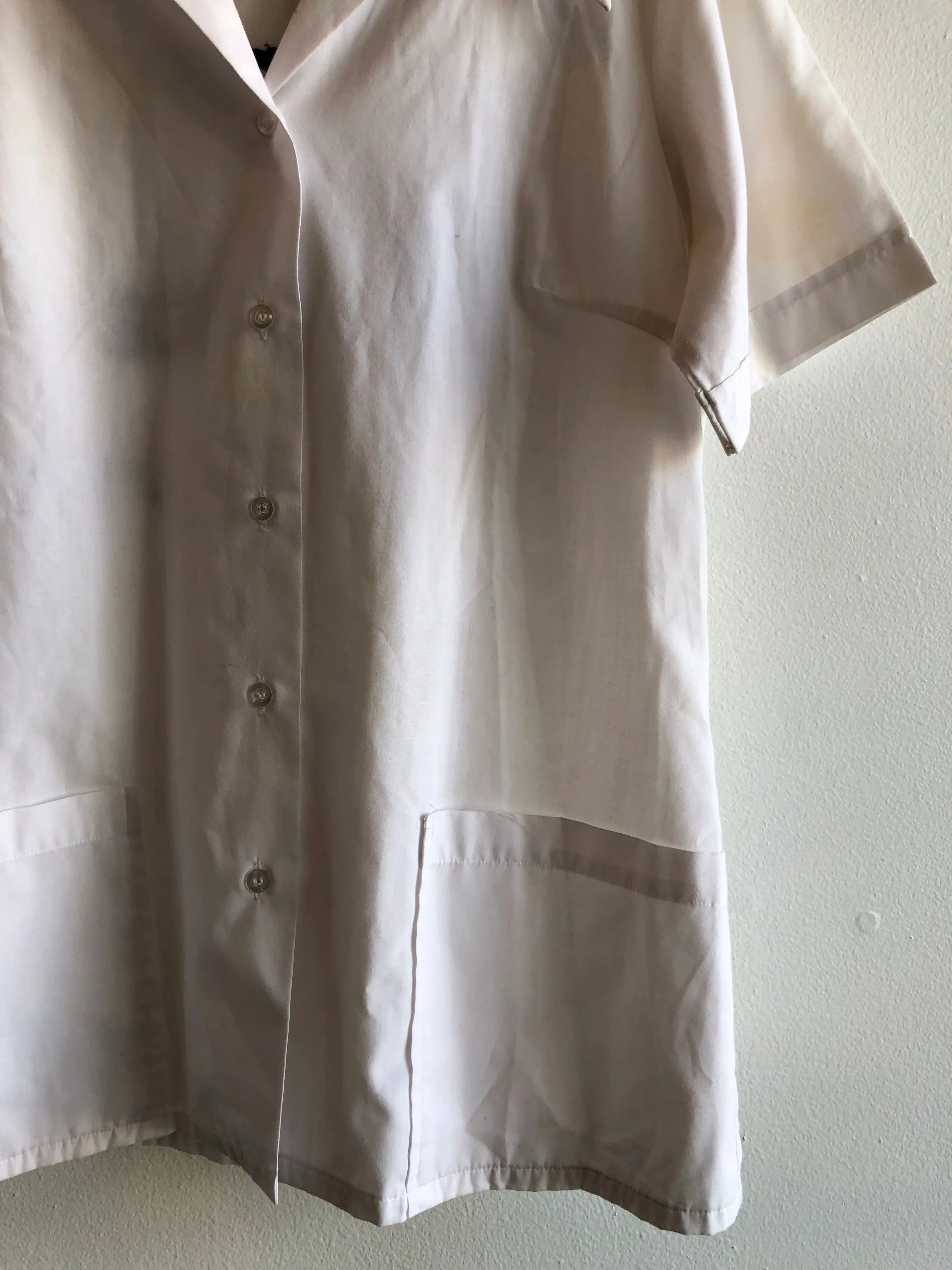 Vintage 1970s Chainstitched Loop Collar