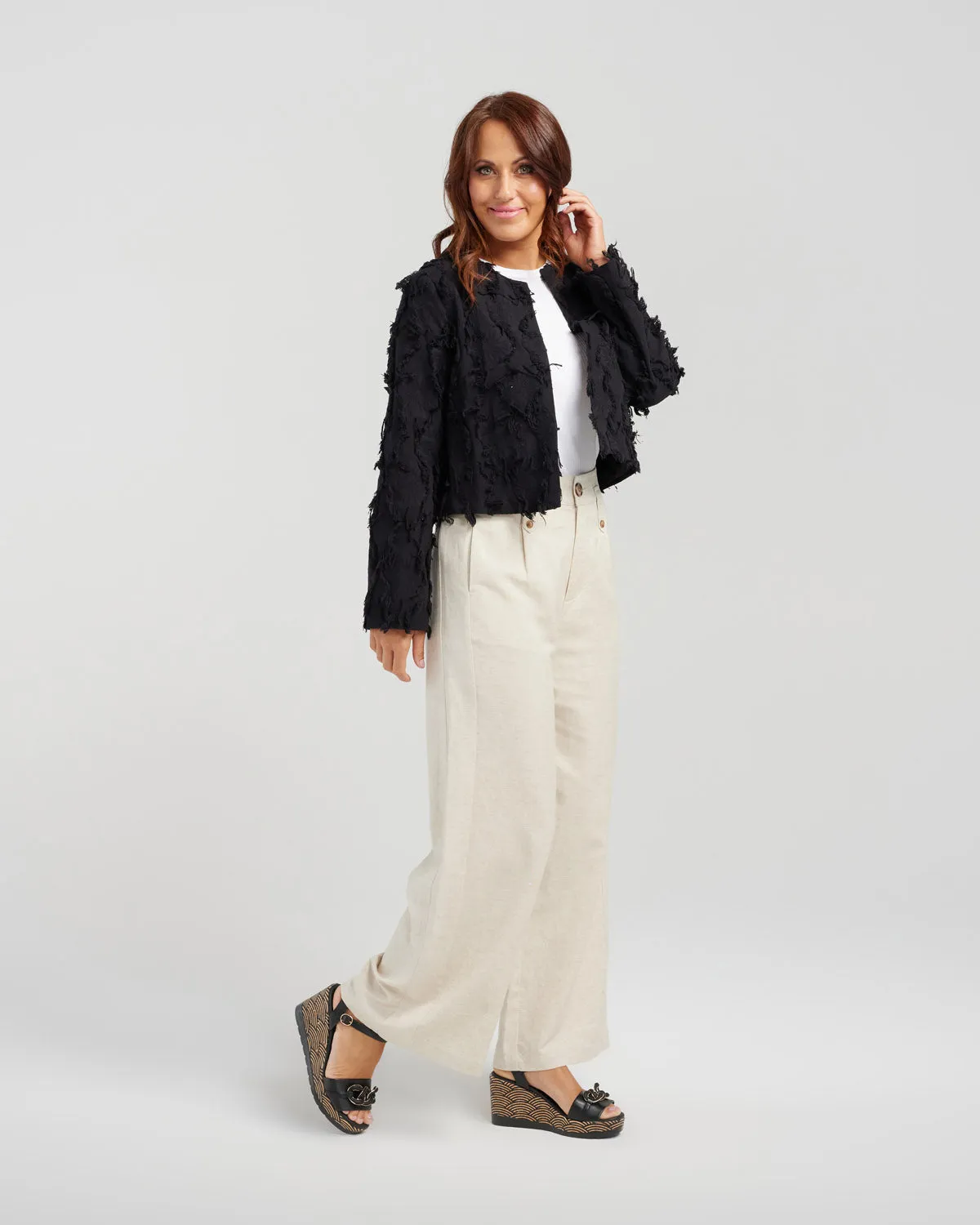 Zafina Esme Jacket ZJ1097C - Black