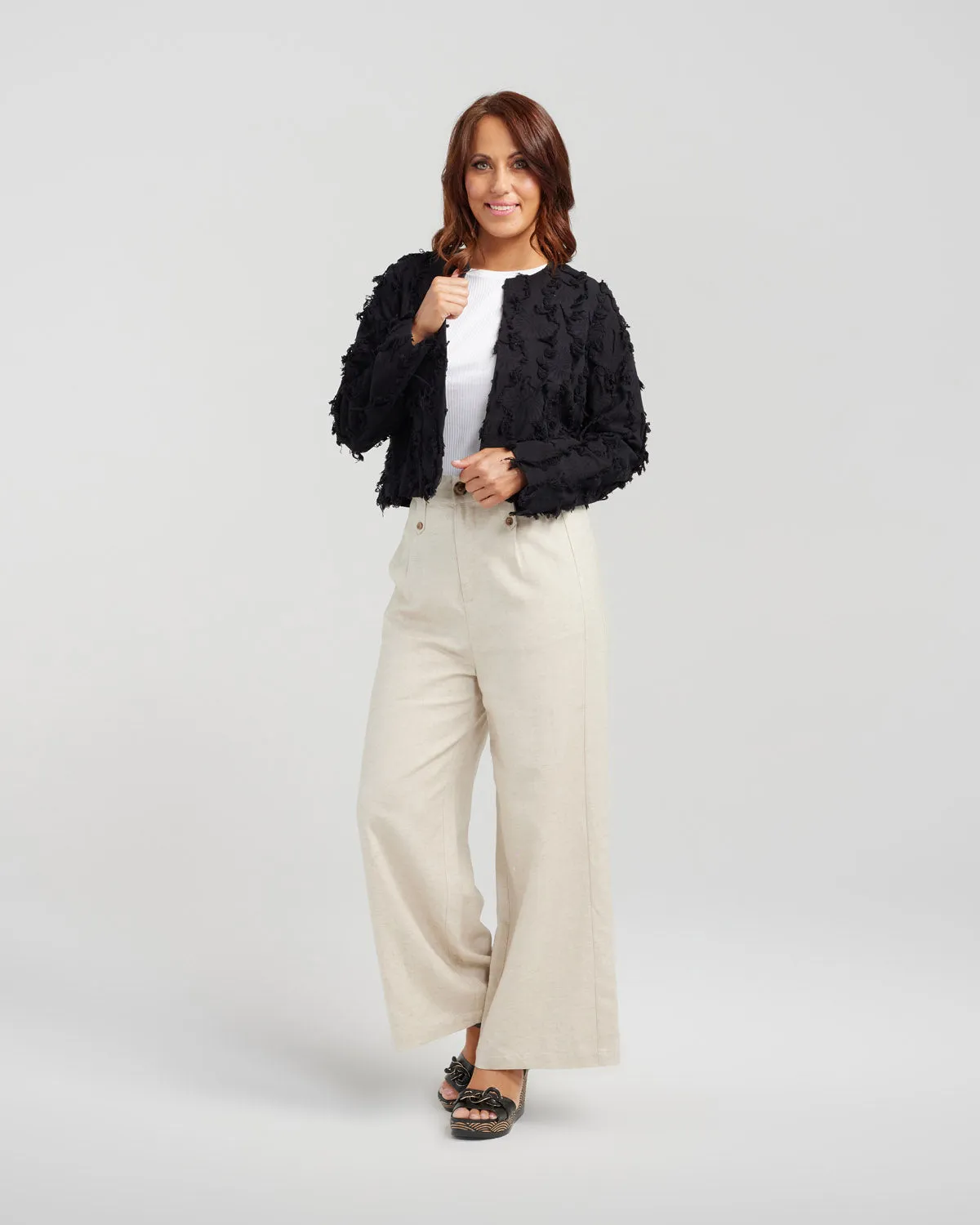 Zafina Esme Jacket ZJ1097C - Black