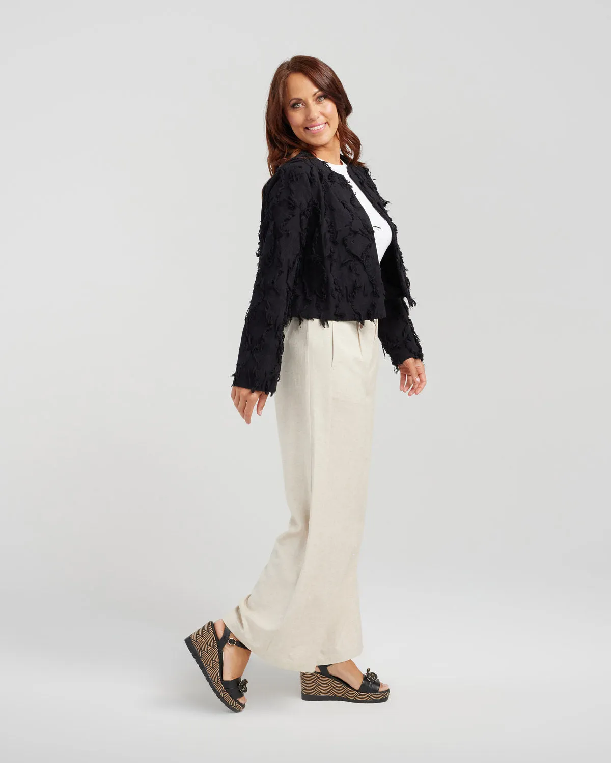 Zafina Esme Jacket ZJ1097C - Black
