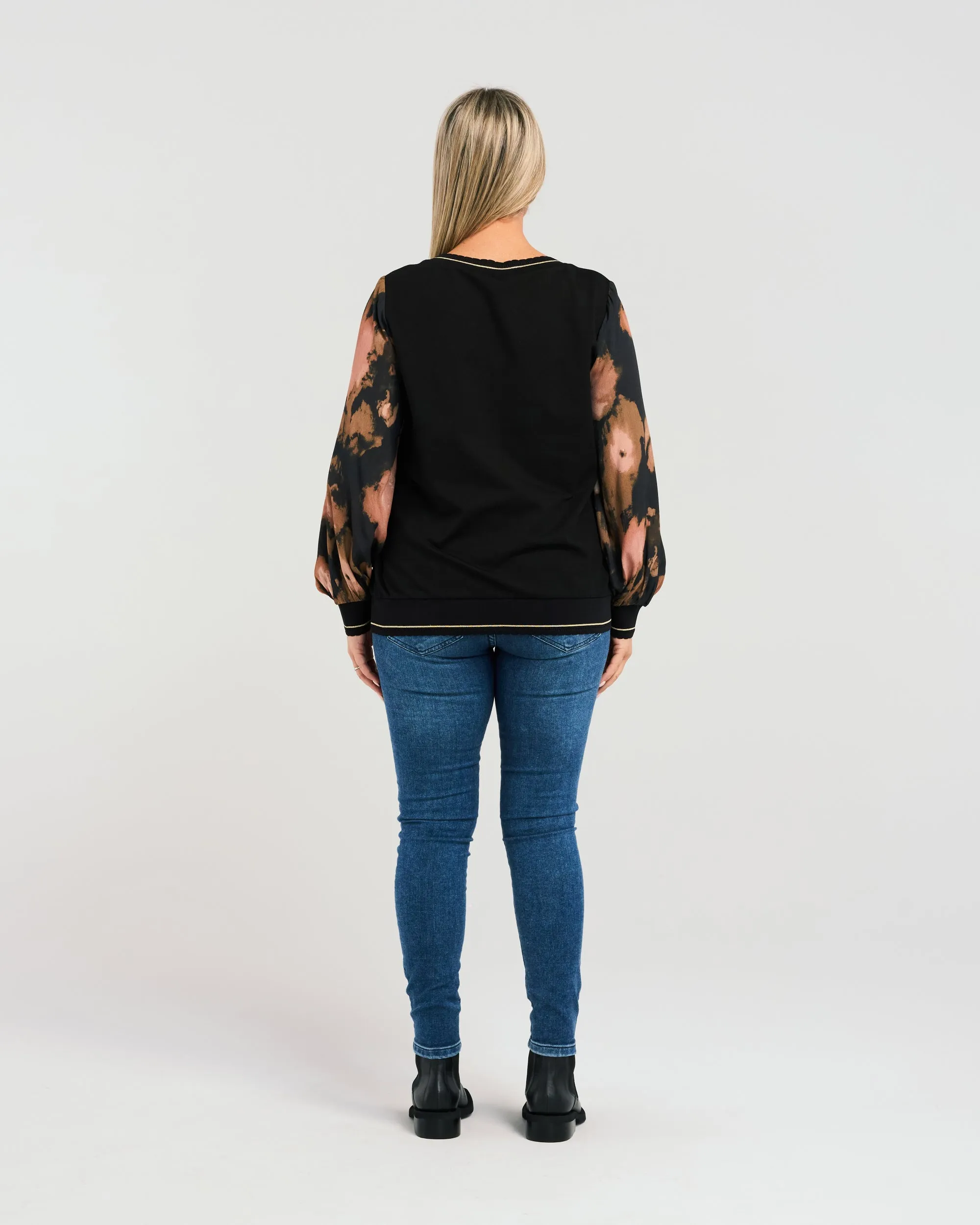 Zafina - Isadora Top - Z2039-1- Black Aurora